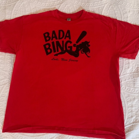 Bada Bing Red Tee - Picture 1 of 4